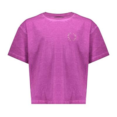 Frankie & Liberty Meisjes t-shirt - Paris - Purple Pink
