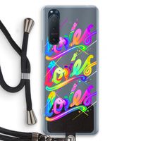 Loves: Sony Xperia 5 II Transparant Hoesje met koord