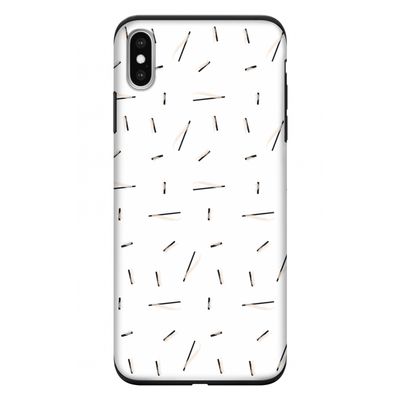 Hipster stripes: iPhone XS Max Tough Case