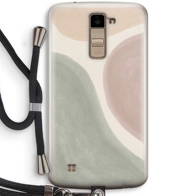 Geo #6: LG K10 (2016) Transparant Hoesje met koord