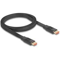 Delock 81004 HDMI-kabel HDMI Aansluitkabel HDMI-A-stekker 5 m Zwart 8K UHD, Vergulde steekcontacten, eARC