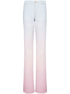 Balmain x Evian jean à effet dégradé - Rose