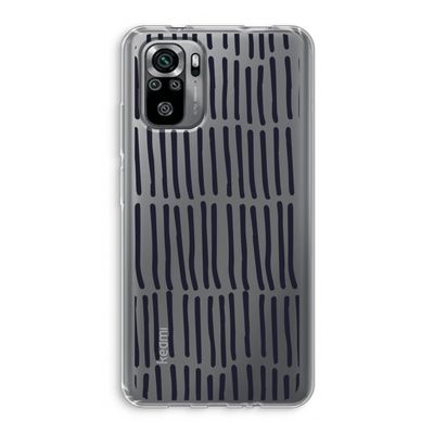 Moroccan stripes: Xiaomi Redmi Note 10S Transparant Hoesje