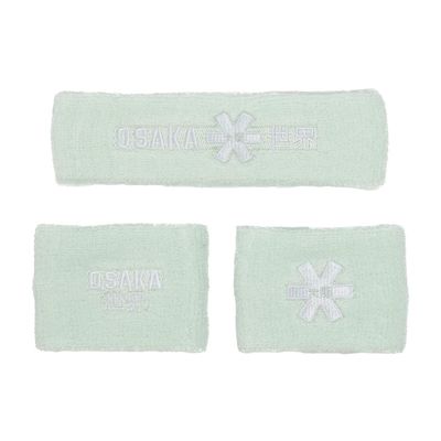 Osaka Sweatband Set - Cream Jade