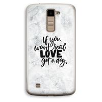Partner in crime: LG K10 (2016) Transparant Hoesje