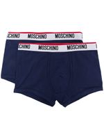 Moschino boxers à ceinture à logo - Bleu - thumbnail