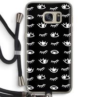 Eye pattern #3: Samsung Galaxy S7 Transparant Hoesje met koord Eye pattern #3: Samsung Galaxy S7 Transparant Hoesje met koord