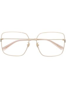 Gucci Eyewear lunettes de vue à monture oversize - Or