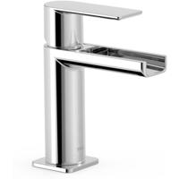 Wastafelkraan Tres Loft | Opbouw | Mengkraan | Waterval uitloop | Standaard model | 1-hendel | Rond | Chroom