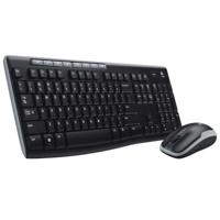 Toetsenbord en Optische Muis Logitech MK270 Zwart Qwerty Spaans QWERTY