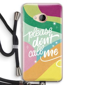 Don't call: HTC U Play Transparant Hoesje met koord