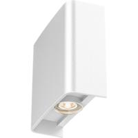 LED Wandlamp Buiten & Binnen - 2W 180lm - Koud Wit 6000K - IP65 Rechthoekig