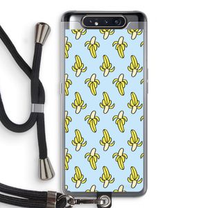 Bananas: Samsung Galaxy A80 Transparant Hoesje met koord
