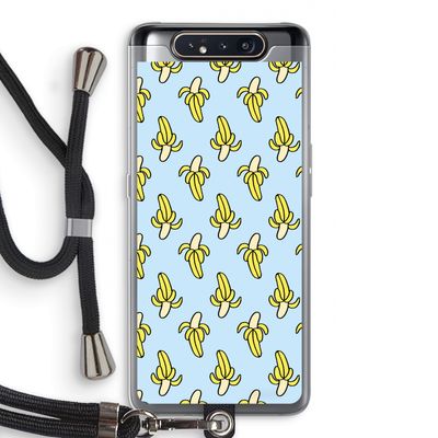 Bananas: Samsung Galaxy A80 Transparant Hoesje met koord