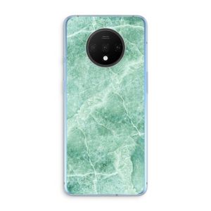 Groen marmer: OnePlus 7T Transparant Hoesje