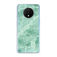 Groen marmer: OnePlus 7T Transparant Hoesje