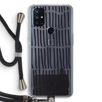 Moroccan stripes: OnePlus Nord N10 5G Transparant Hoesje met koord
