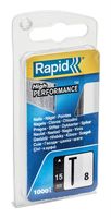 Rapid Nr. 8 brads 15 mm, 1.000 stuks - 40109533 - 40109533