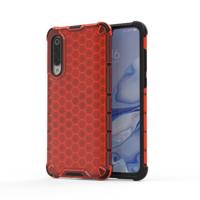 Voor Xiaomi mi 9 Lite schokbestendige honingraat PC + TPU case (rood)