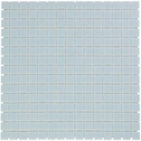 Tegelsample: The Mosaic Factory Amsterdam vierkante glasmozaïek tegels 32x32 ultra lichtblauw - thumbnail