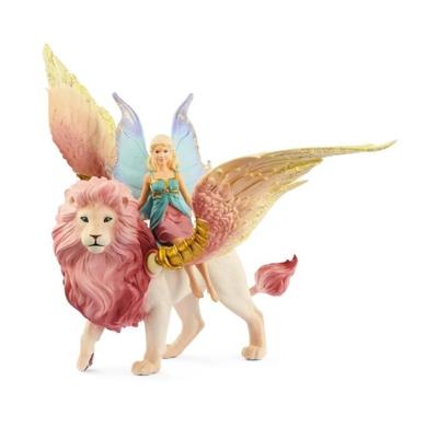 Schleich - Elf met gevleugelde leeuw terug - 70714