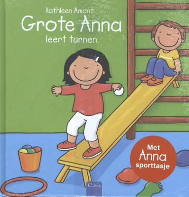 Grote Anna leert turnen + Anna Sporttasje (Hardback)