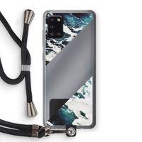 Golven: Samsung Galaxy A31 Transparant Hoesje met koord