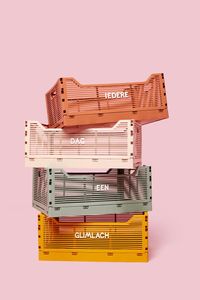 HEMA Klapkrat Letterbord Recycled 30x40x17 Licht Terra
