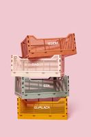 HEMA Klapkrat Letterbord Recycled 30x40x17 Licht Terra - thumbnail