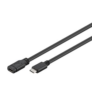 Goobay USB 3.2 GEN 1 (USB 3.0) USB-C verlengkabel - USB-C (M) naar USB-C (F) - 5Gbit/s - USB adapter - OTG kabel
