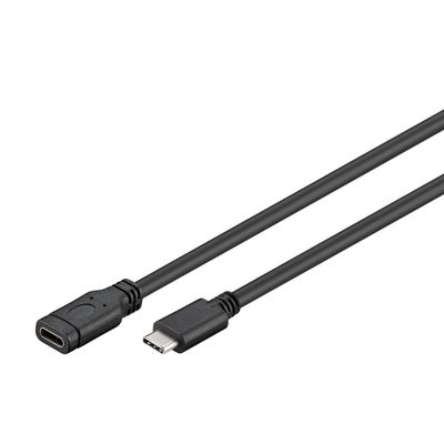 Goobay USB 3.2 GEN 1 (USB 3.0) USB-C verlengkabel - USB-C (M) naar USB-C (F) - 5Gbit/s - USB adapter - OTG kabel