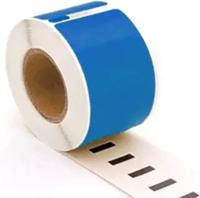 Huismerk Label Tape voor Dymo 99012 | 89 x 36 mm | S0722400 - Blauw - 260 Etiketten per Rol - 1 Rol