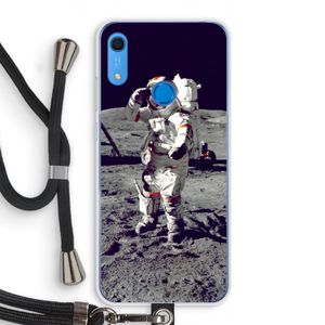 Spaceman: Huawei Y6s Transparant Hoesje met koord