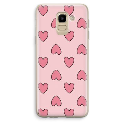 Ondersteboven verliefd: Samsung Galaxy J6 (2018) Transparant Hoesje