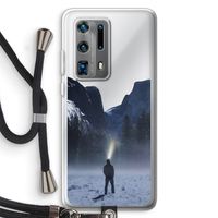 Wanderlust: Huawei P40 Pro Plus Transparant Hoesje met koord