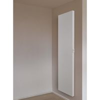 Vasco E-PANEL elektrische Design radiator 200x50cm 1500watt Staal Traffic White 341050200el1000