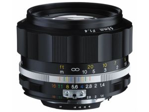 Voigtländer Nokton 58mm F/1.4 SLII-S Nikon AI-S zwart