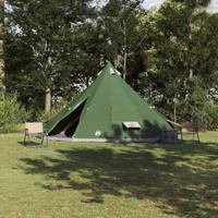 VidaXL Familie tipi tent tipi met dak groen 560 x 560 x 300 cm