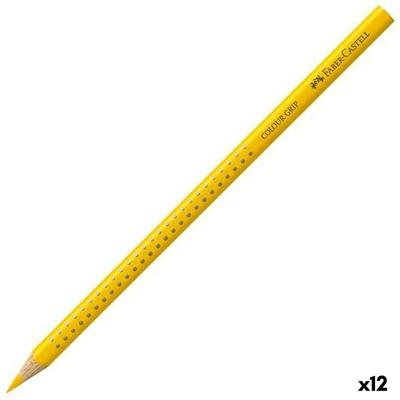 Kleurpotloden Faber-Castell Colour Grip Geel (12 Stuks)