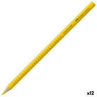 Kleurpotloden Faber-Castell Colour Grip Geel (12 Stuks)