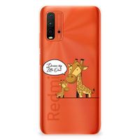 Xiaomi Poco M3 Telefoonhoesje met Naam Giraffe