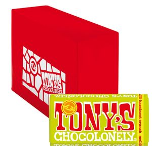 Tony&apos;s Chocolonely - Melk Hazelnoot Crunch - 15x 180g