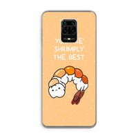 You're Shrimply The Best: Xiaomi Redmi Note 9 Pro Transparant Hoesje