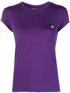 Philipp Plein t-shirt à patch logo - Violet