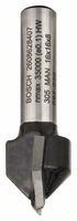 Bosch Accessoires V-groeffrezen 8 mm, D1 16 mm, L 16 mm, G 45 mm, 90° 1st - 2608628407 - thumbnail