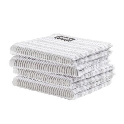 DDDDD DDDDD vaatdoek Stripe light grey 30 x 30 cm