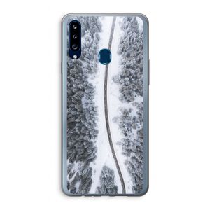 Snøfall: Samsung Galaxy A20s Transparant Hoesje