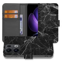 OPPO Reno 13 Pro | Bookcase | Marmer Zwart