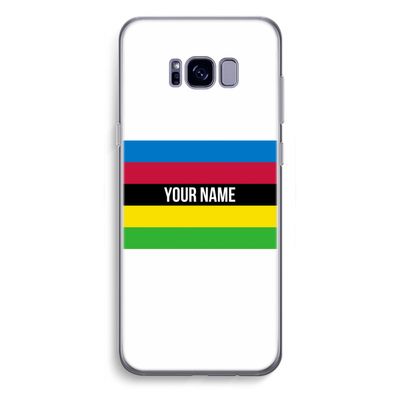 WK Wielrennen: Samsung Galaxy S8 Plus Transparant Hoesje WK Wielrennen: Samsung Galaxy S8 Plus Transparant Hoesje
