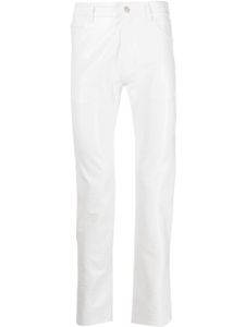 Courrèges pantalon à coupe slim - Blanc